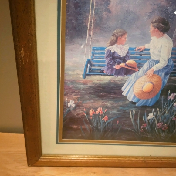 Rare Find Vintage Mother Daughter Wall Decor - Picture 3 of 4